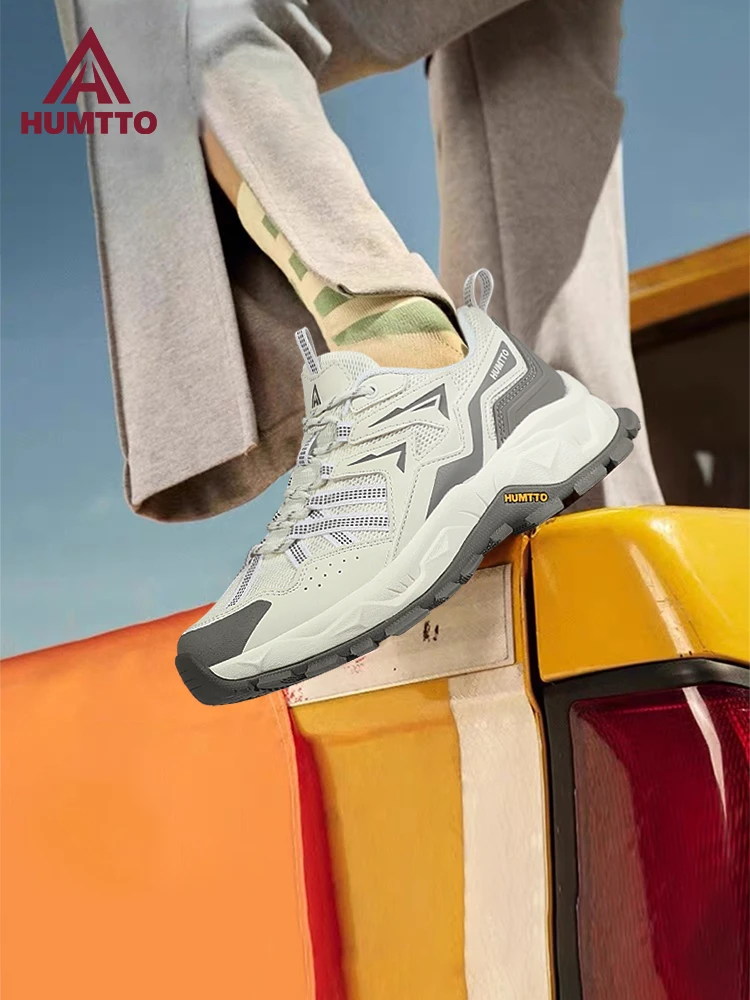 HUMTTO, zapatos de senderismo para hombre, zapatos de escalada para deportes al aire libre, zapatos para caminar, zapatillas de Trekking para mujer, botines, zapatos informales transpirables - imagen 5