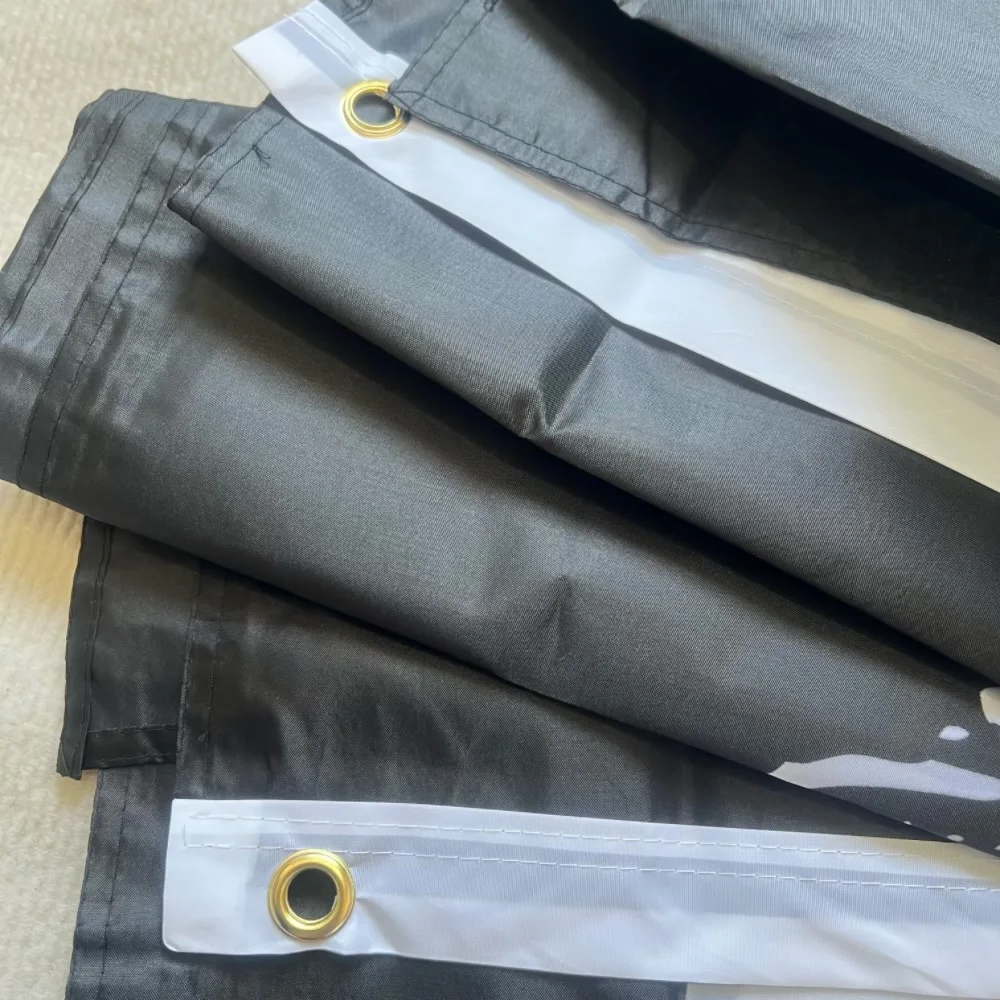 Bandera de pirata YIXIN, 90x150cm, 3x5 pies, jolly roger, calavera, huesos cruzados, bandera de pirata Brethren de la costa, pancarta colgante de poliéster - imagen 5