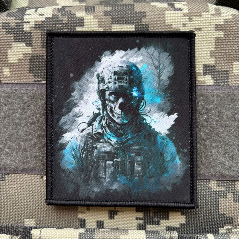 Insignia de moral de soldado futuro, parche táctico de Guerrero Ranger, gancho de impresión y bucle, brazalete militar, mochila, apliques adhesivos - imagen 4