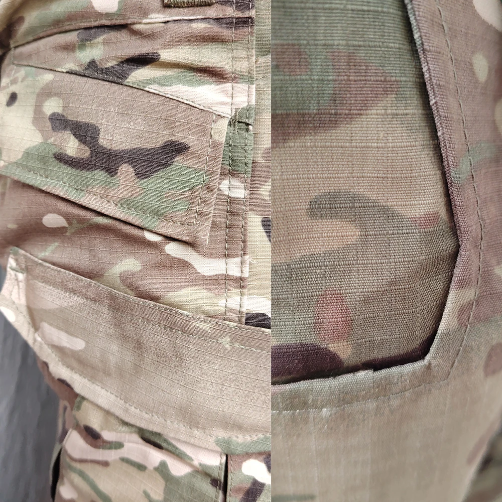 Camisa de combate táctico para hombre, camisa negra, ropa estadounidense, camisetas Tatico, CPU, camisa de camuflaje Multicam, ropa de caza y pesca para hombre - imagen 3