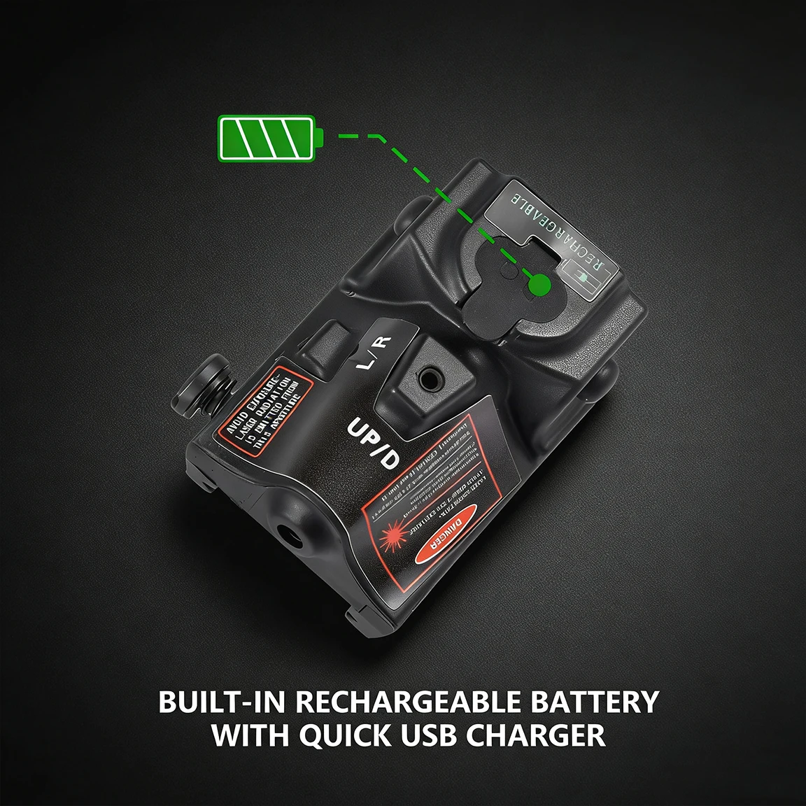 Mira láser para Glock Taurus G2C G3 USB recargable TORO Pistola verde azul rojo láser alcance Pistola para PT111 1911 Beretta PX4 - imagen 5