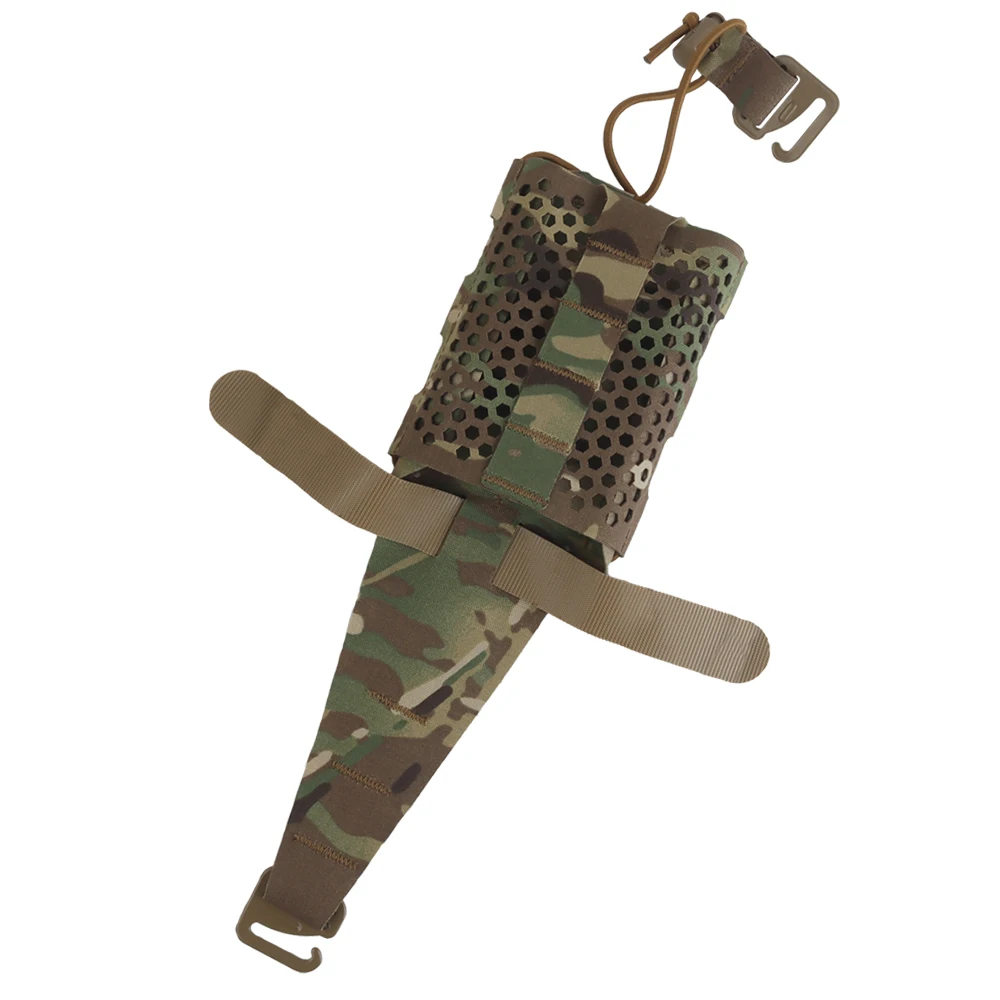 Bolsa táctica para Radio MOLLE, chaleco Airsoft, portador de placa, montaje ajustable para caza al aire libre, interfono, Walkie Talkie, bolsa de soporte - imagen 5