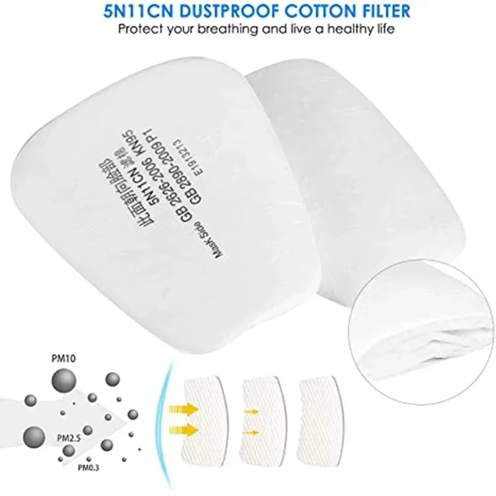 Filtro electrostático 5N11 para respirador 3M 6200/7502/6800/FF402 - imagen 5