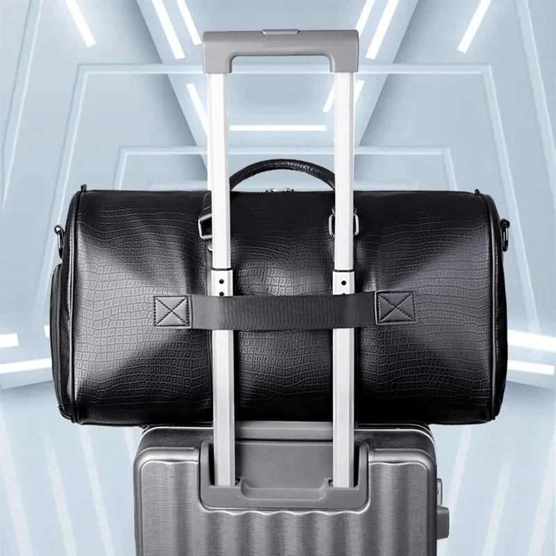 Bolsa deportiva para Fitness, Yoga, gimnasio, bolsas de lona con paquete de zapatos, Camping al aire libre, escalada, natación, equipaje grande, bolso de fin de semana - imagen 3