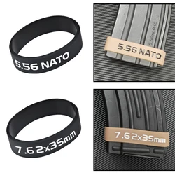 Anillo de goma para revista 5,56 NATO 7,62 Mark 7,62x35mm equipo táctico de caza Airsoft