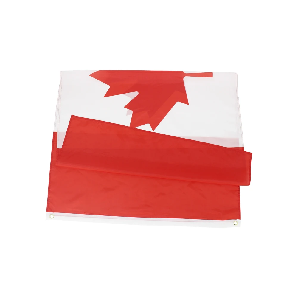 Bandera canadiense hoja arce – Pabellón nacional poliéster - imagen 3