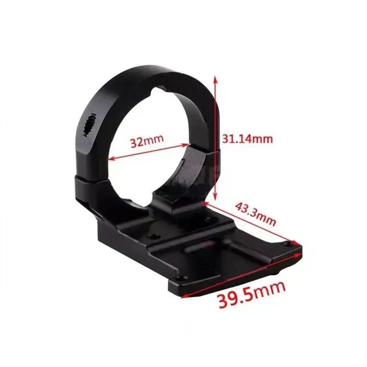 Soporte de mira táctica A G 1x32, montaje de mira de punto rojo RM en miniatura resistente para accesorios de mira telescópica de caza AR15 M4 - imagen 4