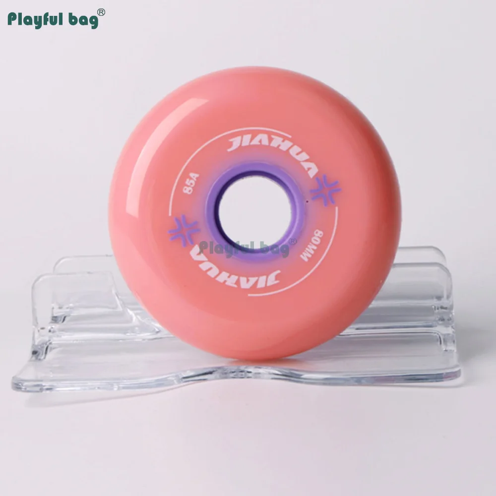 Patines en línea profesionales ruedas de núcleo completo 64MM 72MM 76MM 80MM 85A rueda de velocidad de PU alta elasticidad resistente al desgaste AMB317 - imagen 2