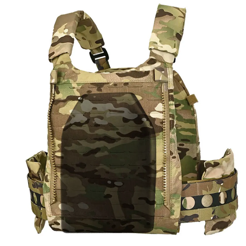 Chaleco táctico en uso