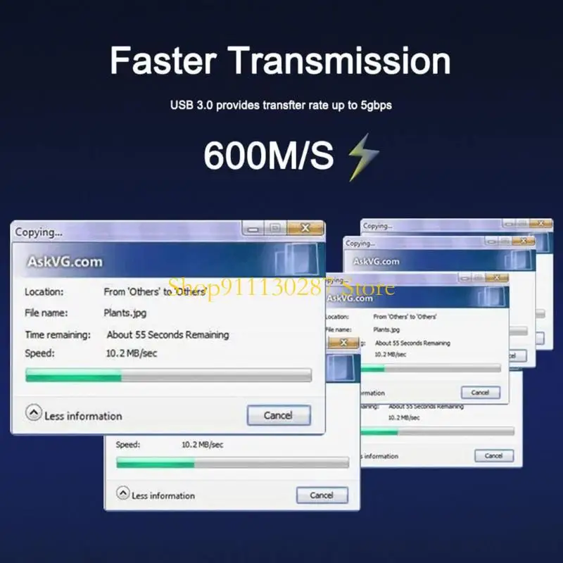J1HC 5/10m USB Línea cable extensión activa hombre a mujer con impulso señal - imagen 4