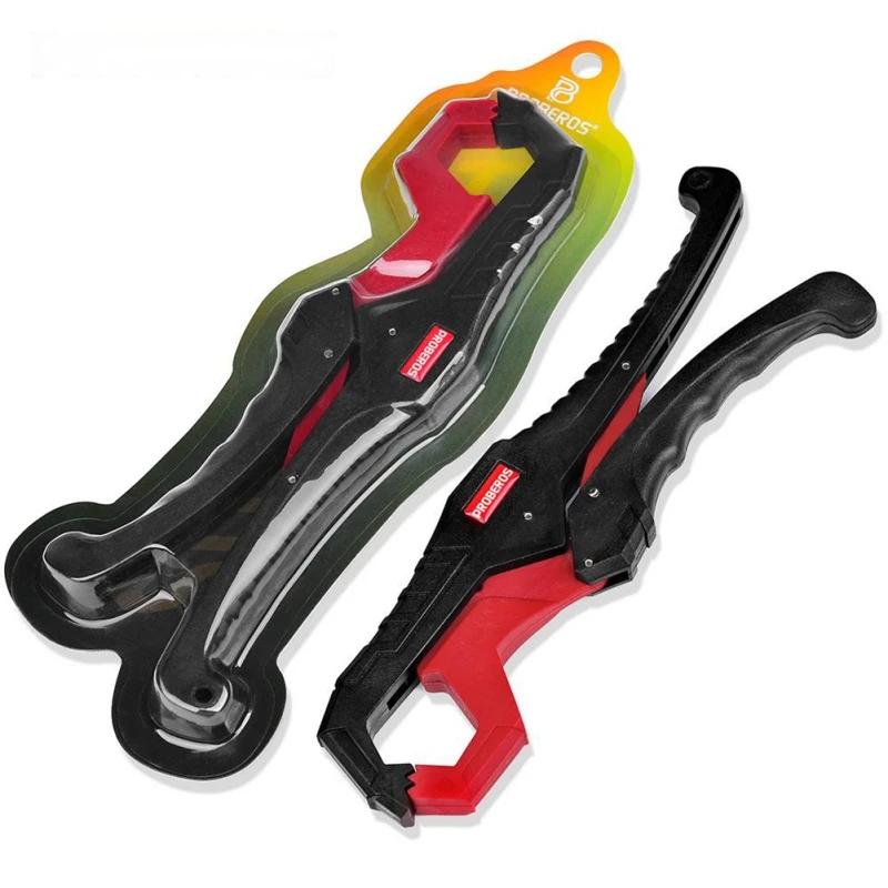 Controlador de peces de fibra de vidrio de nailon de alta carga, pinzas de pesca ligeras para hombres y mujeres, alicates duraderos para Control de peces, 50KG