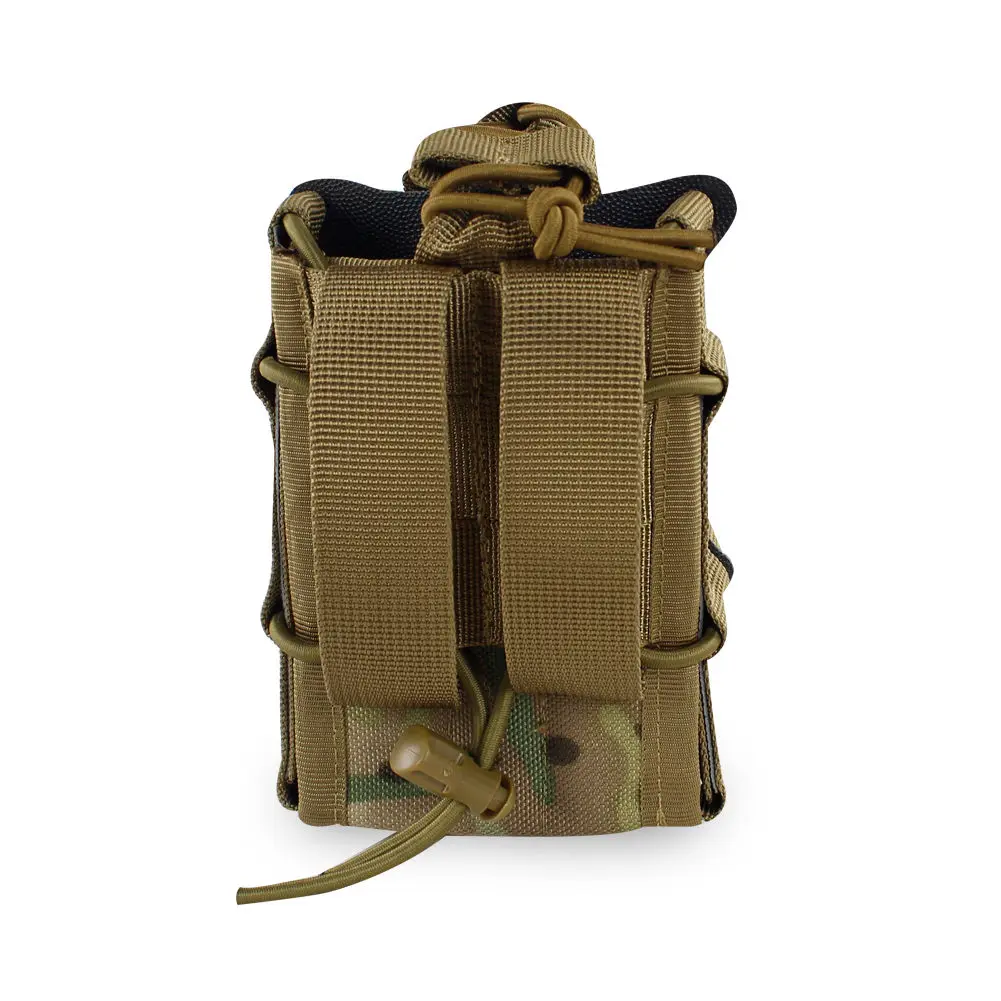 Bolsa táctica para revistas Molle AK AR M4 AR15, fundas de transporte para Rifle, pistola Mag, nailon 1000D, Airsoft, bolsas de almacenamiento de doble capa - imagen 4