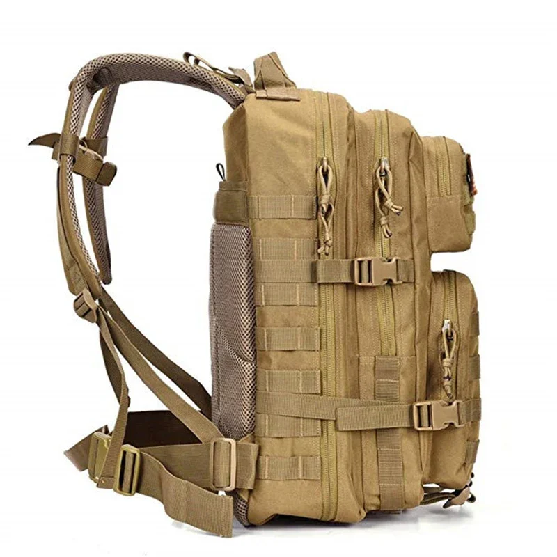 Mochila táctica militar Molle de asalto del ejército, bolsa de camuflaje de gran capacidad para caza al aire libre, senderismo, Camping y viaje - imagen 4
