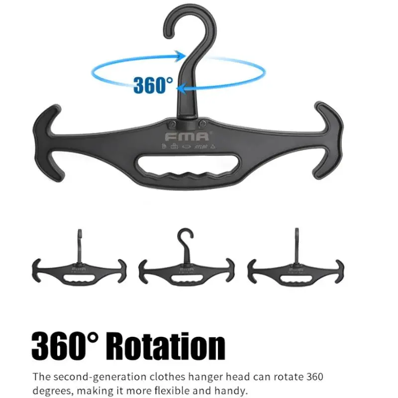 Perchas para chaleco pesadas súper ligeras tácticas FMA GEN II 360 °   rotación - imagen 4