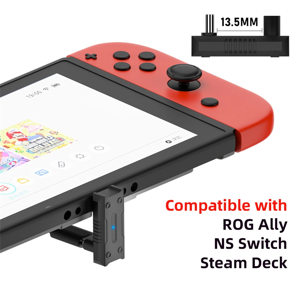 Adaptador de vídeo de datos de alimentación tipo C USB 3,1 de 20Gbps, forma de U opuesta, ángulo trasero, Compatible con ROG Ally Steam Deck Phone NS Switch - imagen 3