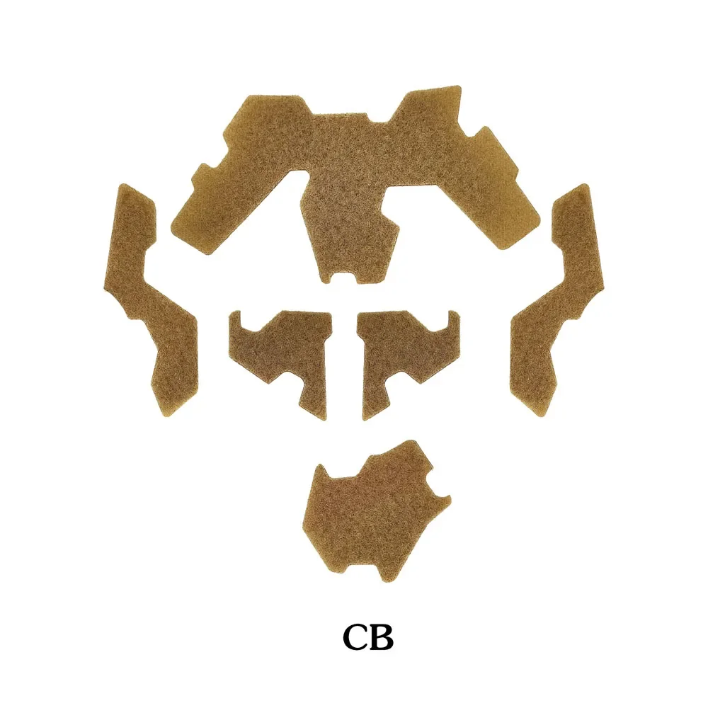 Pegatina mágica DIY para casco táctico, cubierta de cinta, accesorios para casco