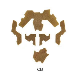 Pegatina mágica DIY para casco táctico, cubierta de cinta, accesorios para casco