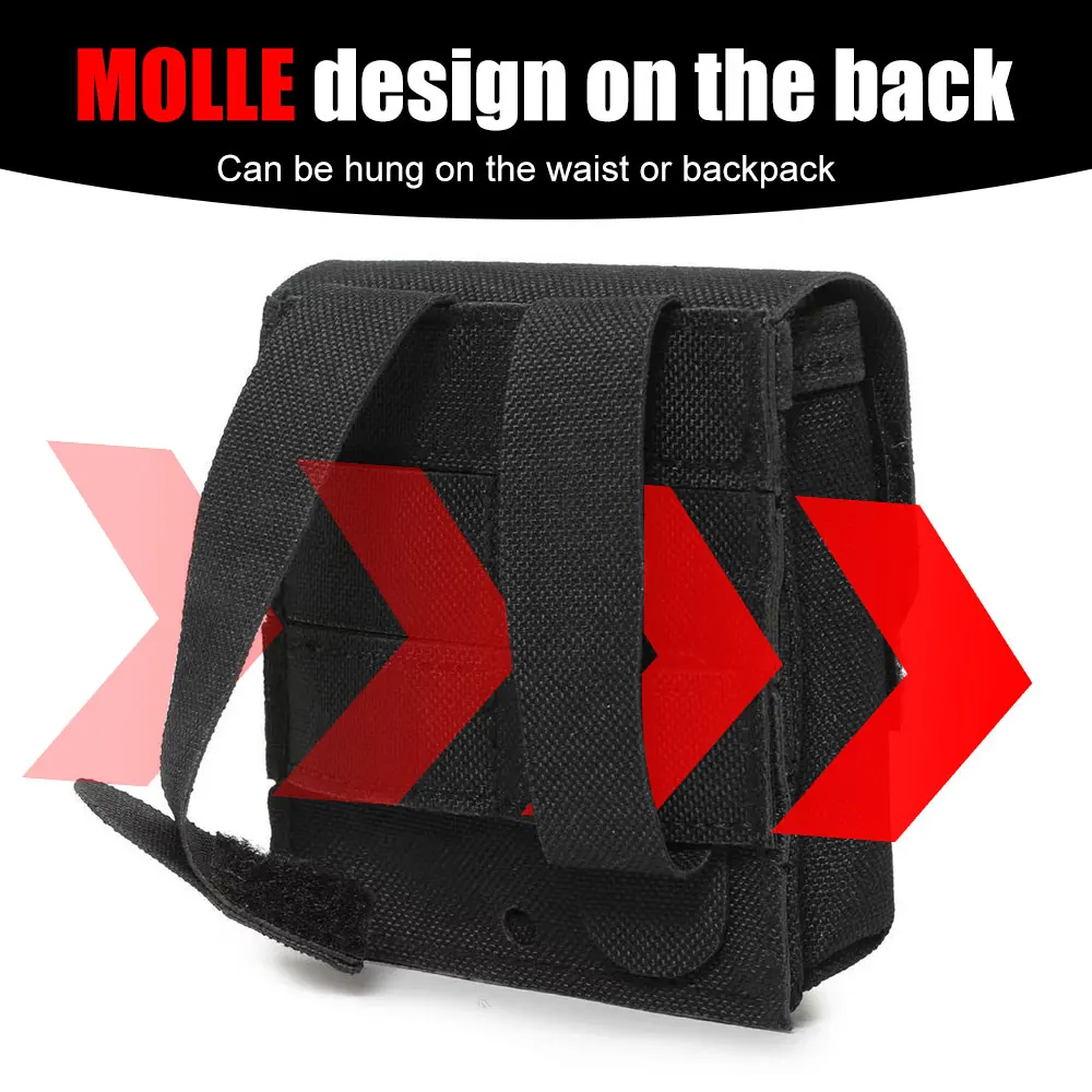 Bolsa táctica Molle EDC, bolsa para cigarrillos, funda para esposas, bolsillo para la cintura, riñonera Airsoft, accesorios de caza, bolsa de equipo para dispositivos - imagen 2