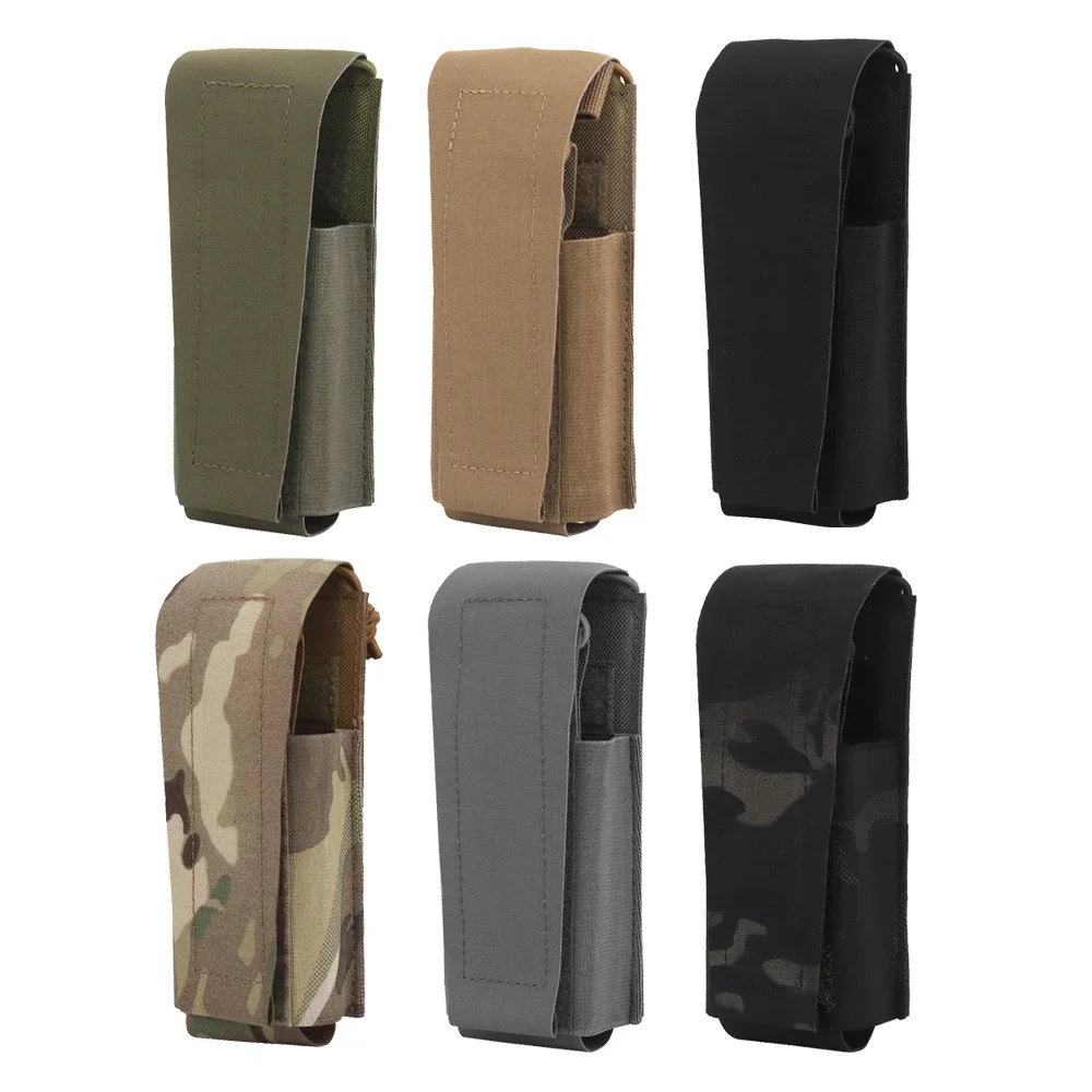 Bolsa de spray de pimienta Molle para caza, bolsa multiusos, bolsa de almacenamiento de revistas elástica, soporte para linterna, chaleco táctico, accesorios para cinturón - imagen 3