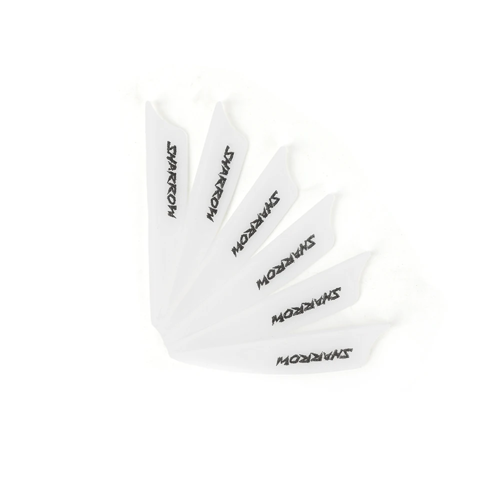 Plumas de flecha de 2/3/4 pulgadas, 50 Uds., paletas de goma, tiro con arco, Fletches de flecha, tiro, objetivo de caza, accesorios de práctica - imagen 3