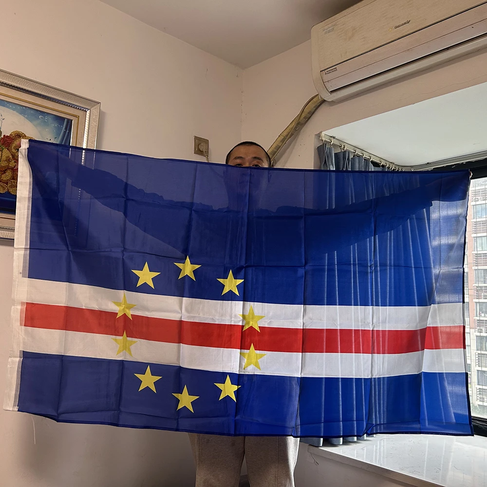 SKY FLAG Capa Bandera Nacional Verde 90x150cm 3x5 pies Capa de poliéster colgante Bandera Verde Publicidad interior al aire libre Decoración del hogar - imagen 4