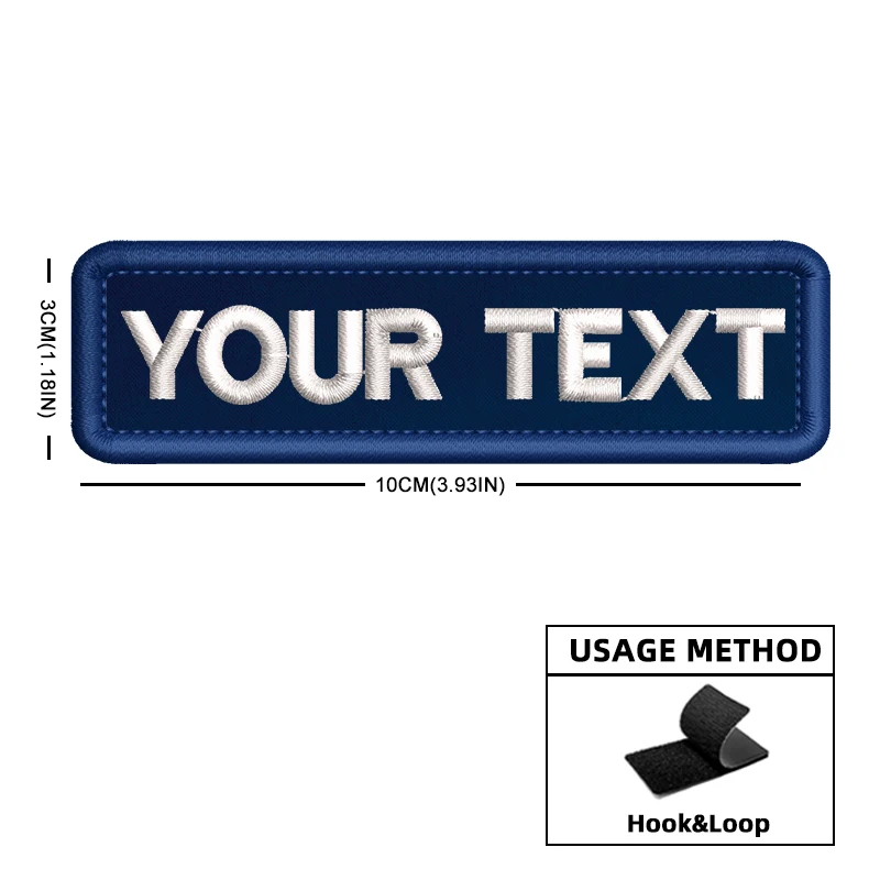 Parche con nombre personalizado, combina con colores, parches personalizados, insignia táctica militar bordada, emblemas de rayas para chaqueta de mochila - imagen 4