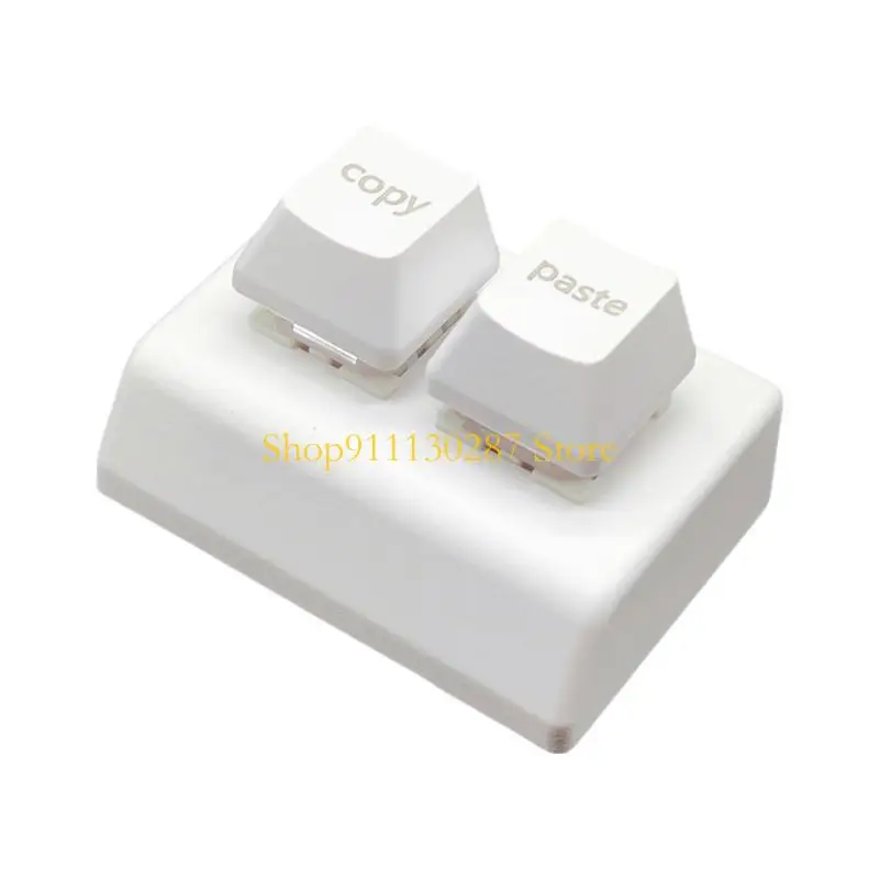 Mini teclado USB J1HC, teclado mecánico 2 teclas con cable USB retroiluminado en Color y función intercambio en caliente - imagen 4