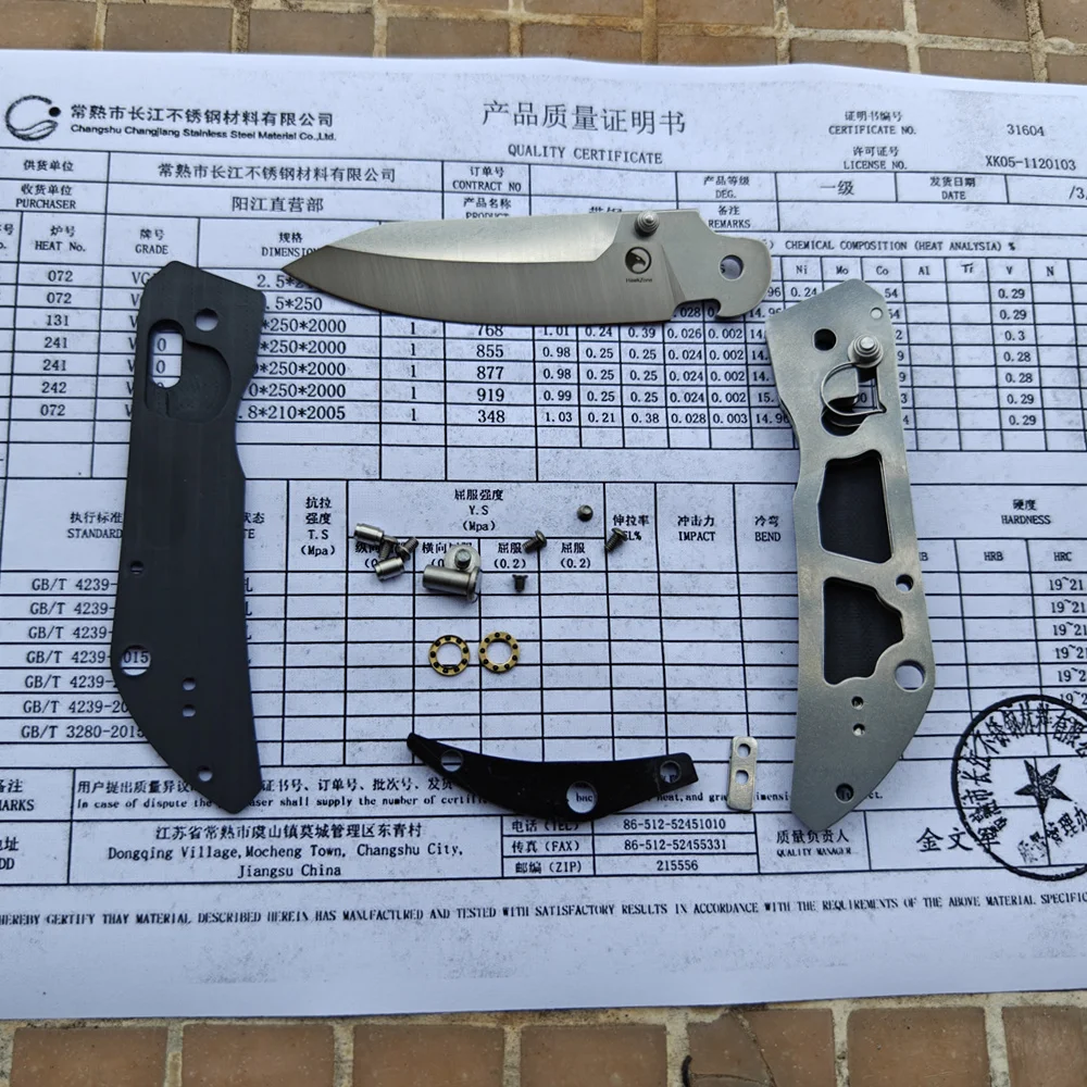 HawkZone Black Eagle AxisL cuchillo plegable VG10 G10 cerámico - imagen 2