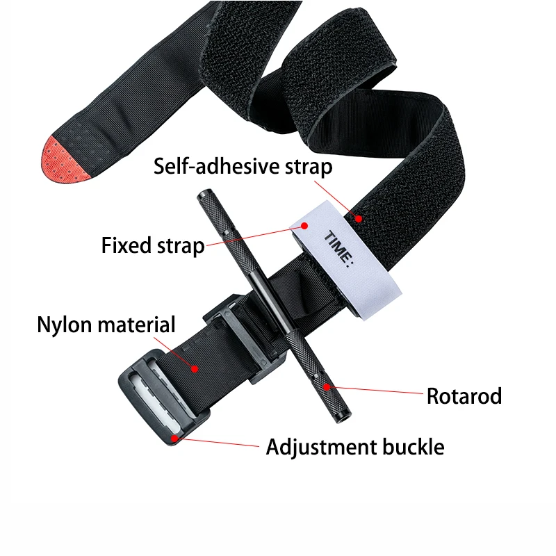 Primeros auxilios tácticos, nuevo torniquete de varilla de aluminio y Metal, hemostasia de supervivencia, actualización de segunda generación, uso repetido, fortalecedor - imagen 4