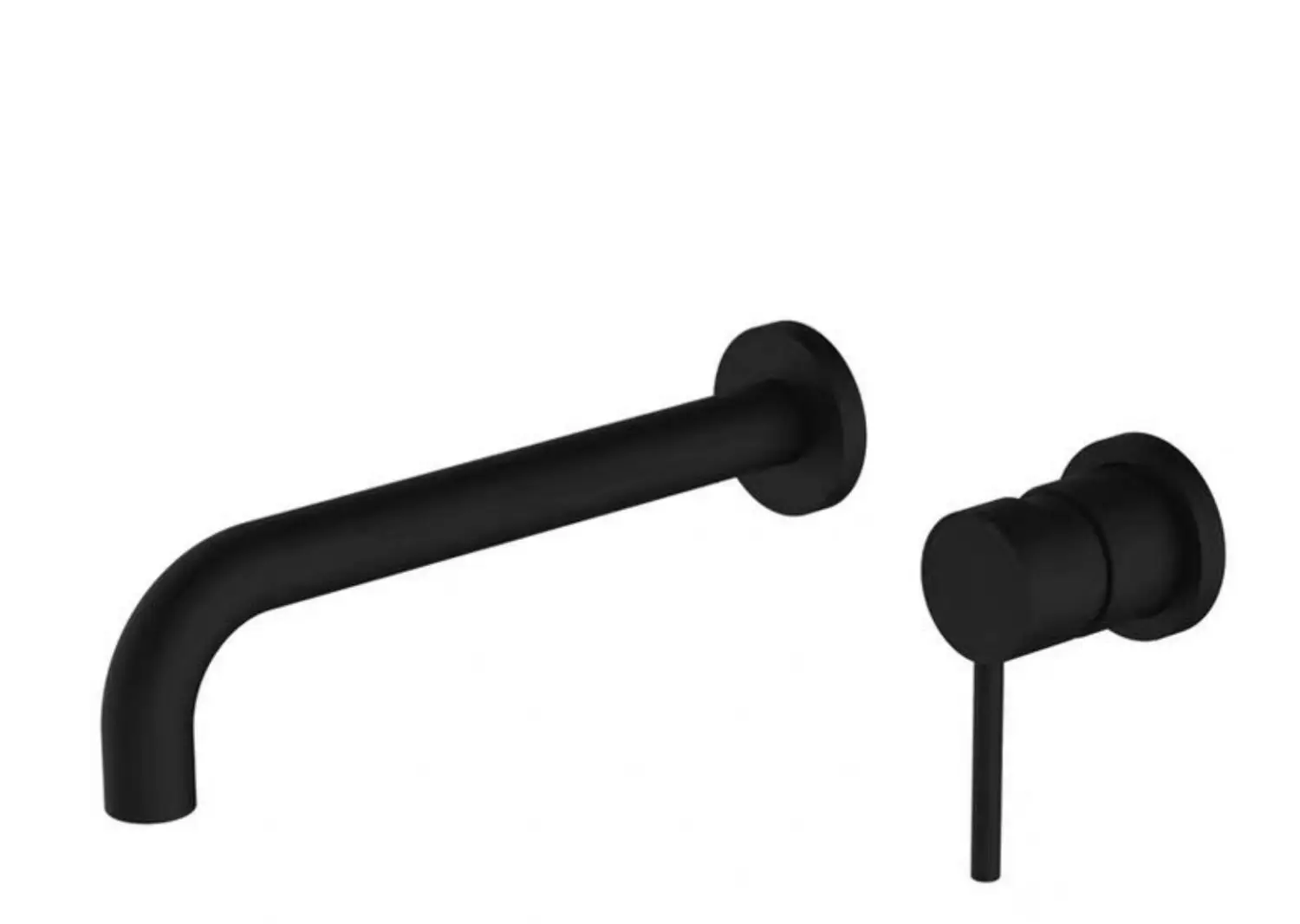 Grifo de pared todo cobre negro lavabo caliente y frío lavabo inodoro encimera - imagen 4