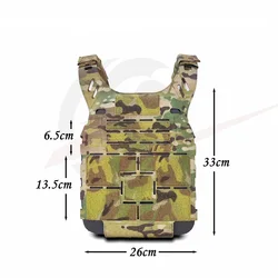 Chaleco táctico MC con hombreras – Diseño ventilado para exteriores