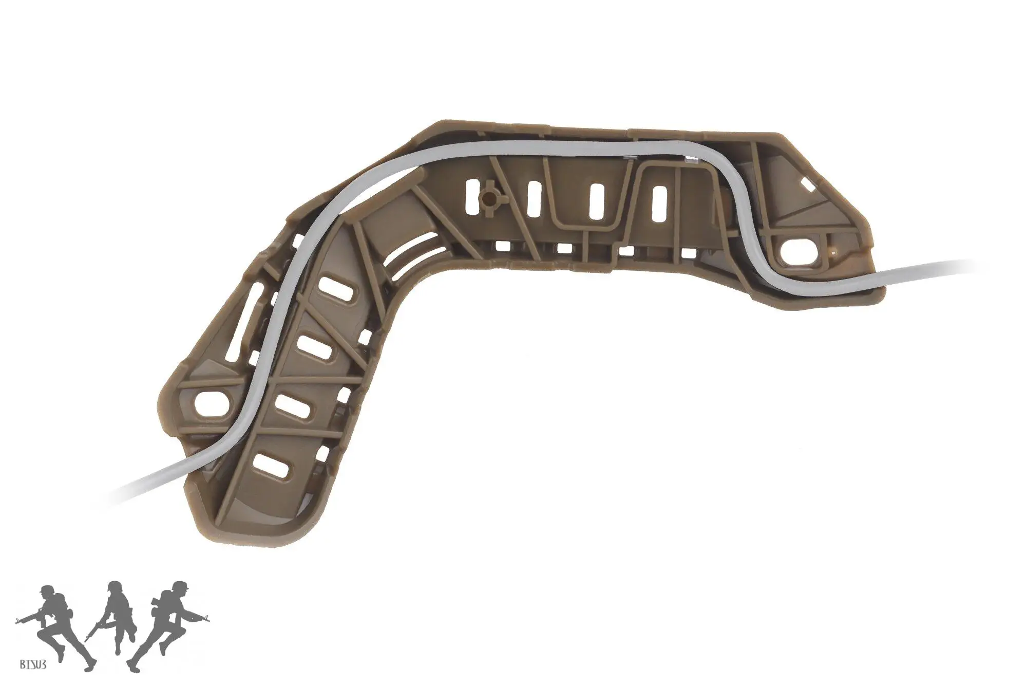 Riel de guía lateral para casco de Airsoft, accesorio táctico de corte rápido SF Ultra alto, ARC 3,0 - imagen 3