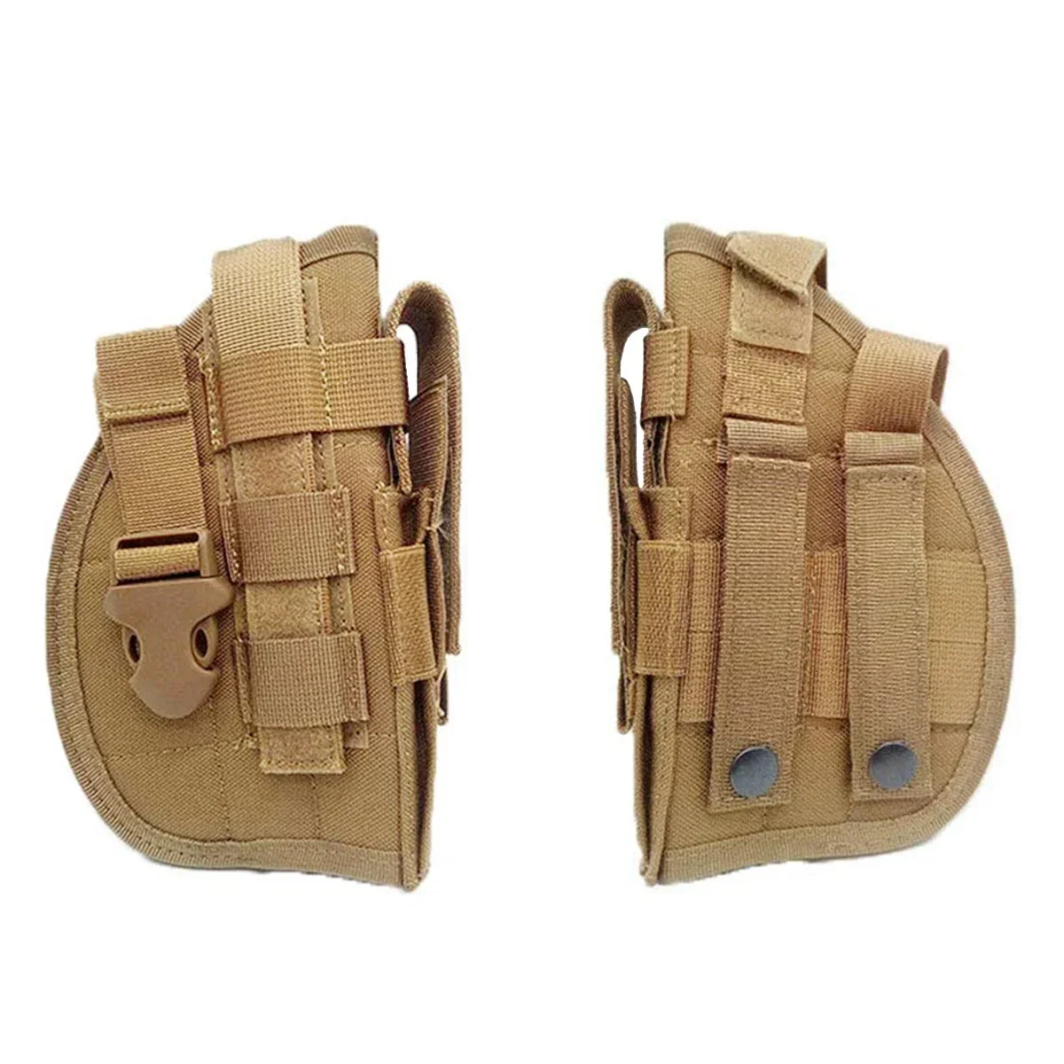 Funda Universal Molle Modular cinturón pistola mano derecha fundas tácticas de nailon para Glock 17 19 M9 Colt 1911 92 96 Series pistola - imagen 3