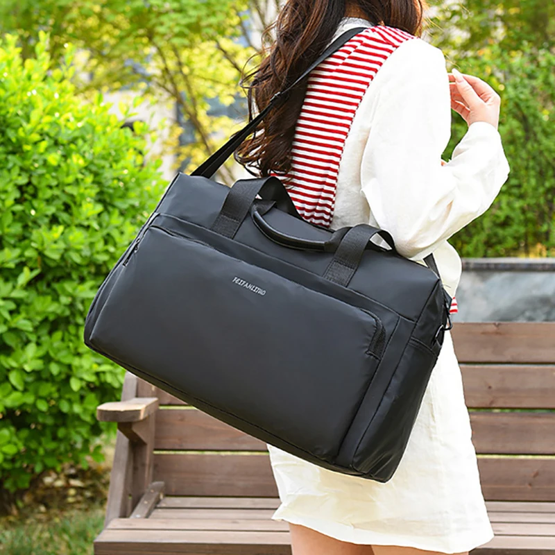 Bolso de gimnasio para Fitness al aire libre, bolso cruzado deportivo para Yoga, natación, senderismo, para hombres y mujeres, viajes, Camping, viajes de negocios, bolsos de hombro - imagen 3