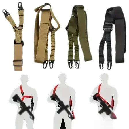 Correa táctica Cuerda táctica de un solo punto y dos puntos y doble punto