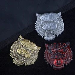 Parche táctico 3D metálico cabeza de tigre para chaleco
