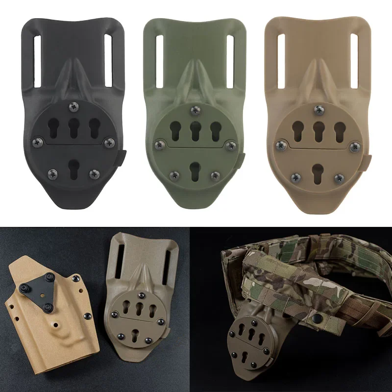 Kit de adaptador de suspensión de fundas universales tácticas para funda de pistola, bolsa para revistas, adaptador de desmontaje rápido, plataforma de cinturón de montaje - imagen 4