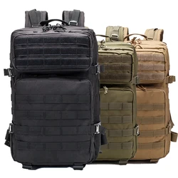 Mochila táctica MOLLE camuflaje militar para senderismo y acampada