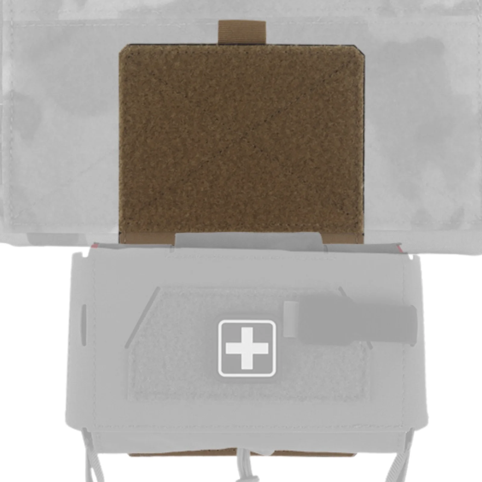 Colgador de caída MOLLE, sistema MOLLE de doble cara, placa colgante, paquete de funda de Radio para portador de placa, aparejo de pecho, faja lateral Airsoft - imagen 2