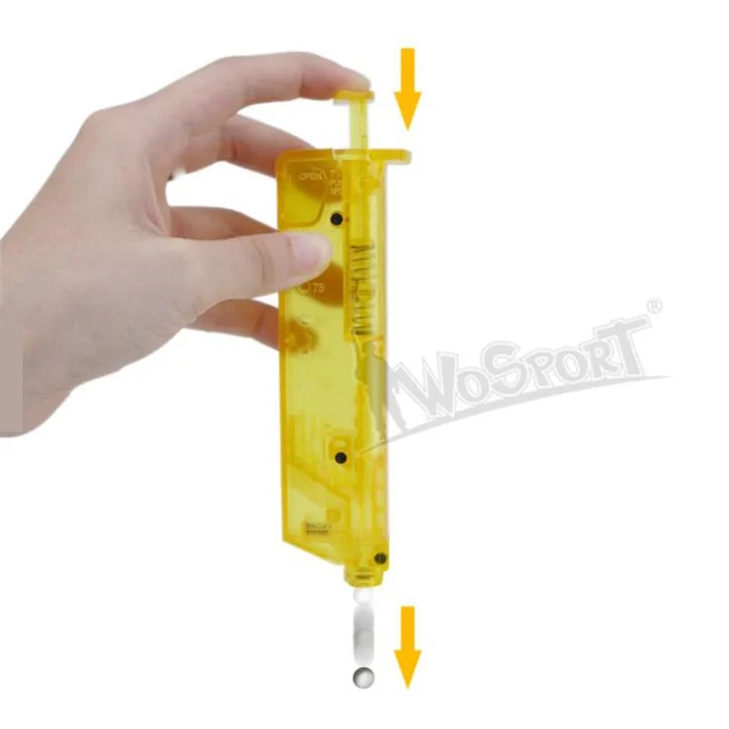 Cargador BB de velocidad rápida Airsoft, 100 rondas, Paintball CS, juego de guerra, tiro de combate, dispositivo de carga BB, accesorios de caza - imagen 2