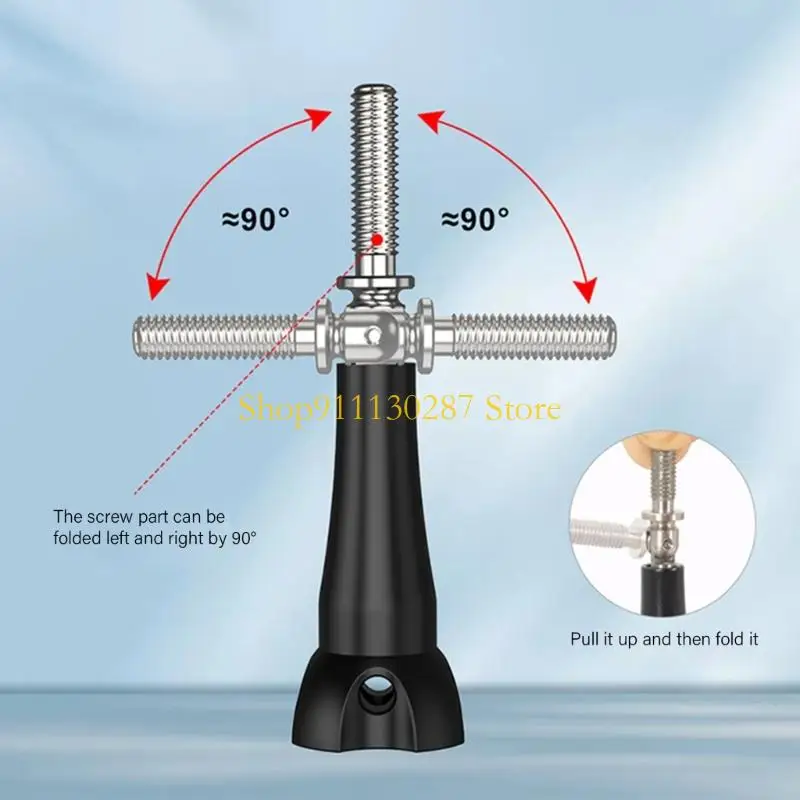 J1HC Estabilizador cámara con tornillo sujeción, manual portátil, M5x9, diseño plegable