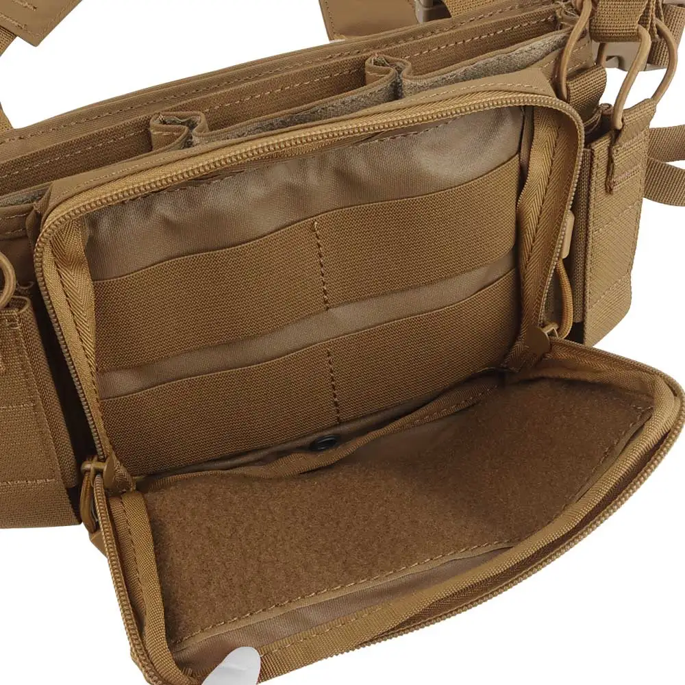 Aparejo de pecho táctico con bolsa Mag, chaleco modular multifunción, equipo de caza Airsoft ligero, D3CRM - imagen 4
