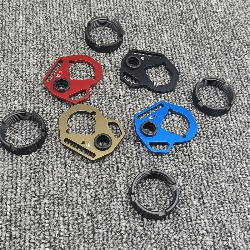 Nueva placa de extremo lateral AEG, adaptador de botón de empuje de montaje de eslinga QD Flexible apto para M4 M16 Airsoft BK, placa final del receptor, piezas de caza - imagen 4