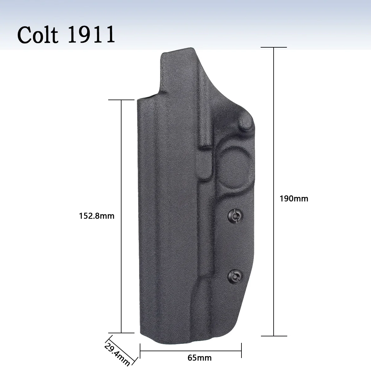 Funda de transporte oculta Kydex