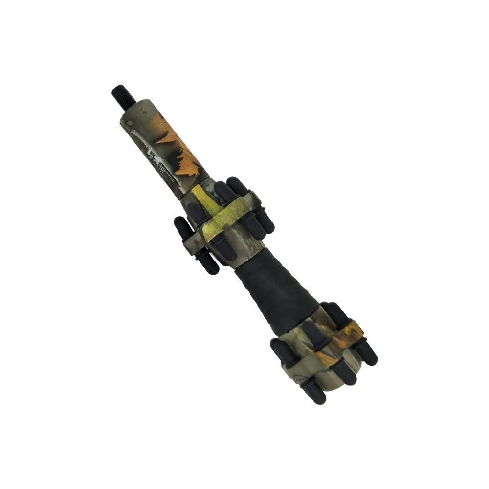 Topoint-estabilizador de arco compuesto para práctica de tiro con arco, barra ecualizadora con amortiguador, 6,5 pulgadas, 1 unidad - imagen 5