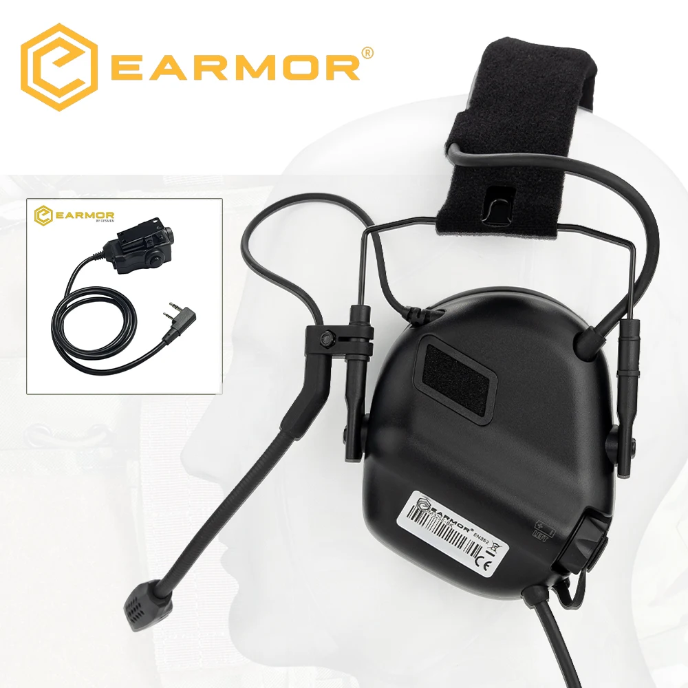 Auriculares tácticos M32 SE versión 2025, orejeras para caza y tiro aptas para caza con cancelación de ruido