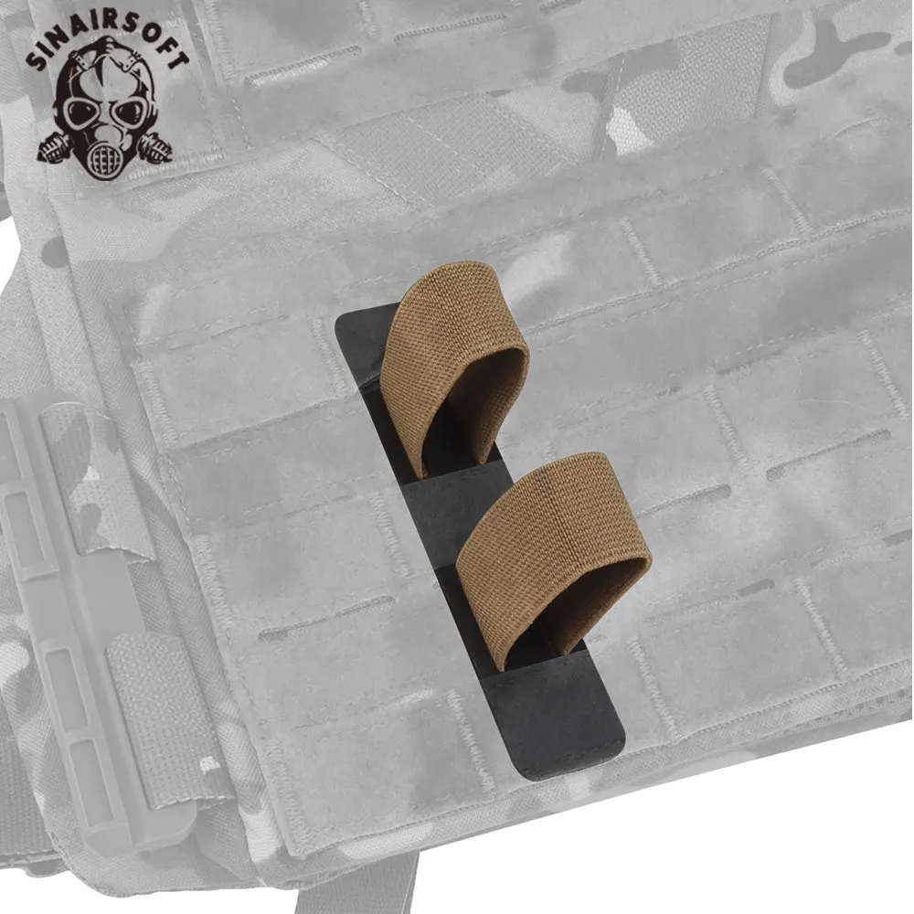 Torniquete táctico SINAIRSOFT, soporte de correa con bucles elásticos, sujetador suave de gato TQ para plataforma MOLLE, chaleco de caza, accesorios EDC - imagen 4