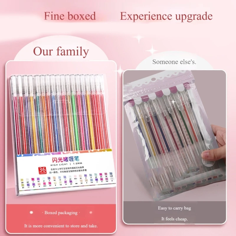 Bolígrafos Gel para libros para colorear para adultos, juego rotuladores Gel punta fina 1mm varios colores - imagen 4