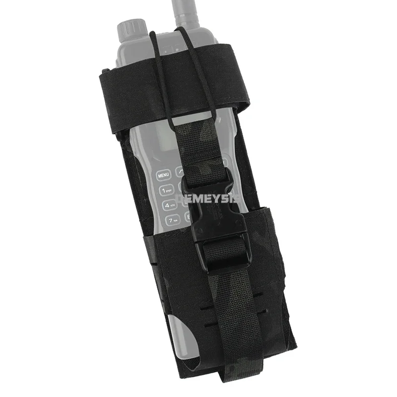 Bolsa táctica Universal para Radio, soporte para Walkie Talkie de caza, bolsa colgante para interfono, sistema Molle, accesorios de Paintball, riñoneras - imagen 3