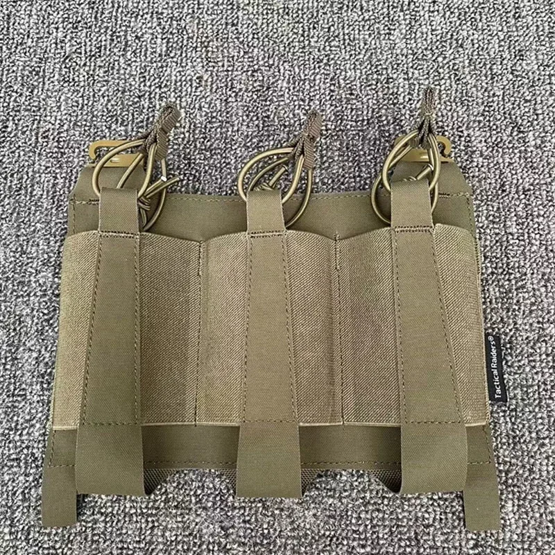 Chaleco táctico con corte láser, Panel de ataque frontal Triple, bolsa plana, placa de conversión de expansión elástica - imagen 4